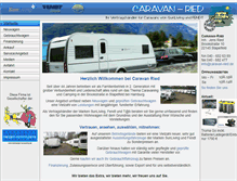 Tablet Screenshot of caravan-ried.de